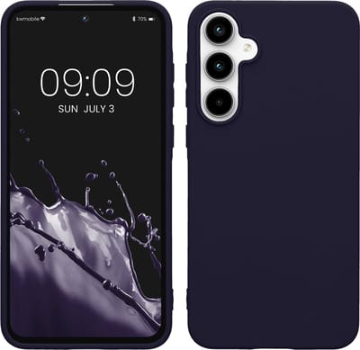 kwmobile telefoonhoesje geschikt voor Samsung Galaxy A55 5G - Hoesje voor smartphone - Back cover in deep ocean