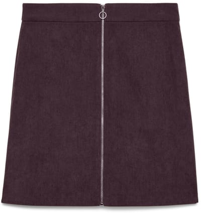 Vero Moda Shorts rok VMVIENNA High waist Corduroy Midi-rok