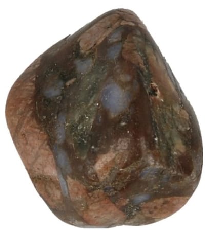Que Sera 1 st. trommelsteen (blauwe Rhyoliet) (mt3) 2-3 cm