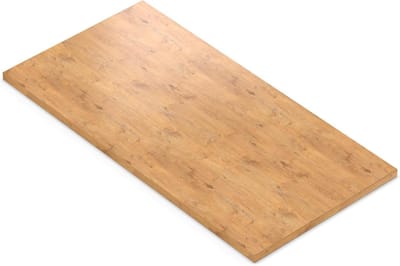 Tafelblad Spaanplaat - Werkblad Keuken - Meubels Maken - Schokbestendige ABS-rand - 90x50 cm - Pale Lancelot Oak