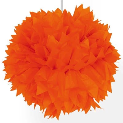 Folat - Pompom Oranje - Halloween - Halloween Decoratie - Halloween Versiering - WK voetbal 2026 - WK voetbal versiering - Olympische spelen