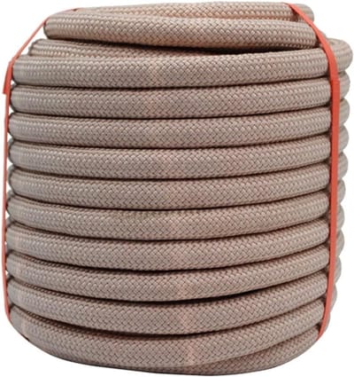 Aanmeerlijn Boot - Scheepstouw - Vastleggen Vaartuig - Gevlochten Nylon - 10 Meter - Bruin