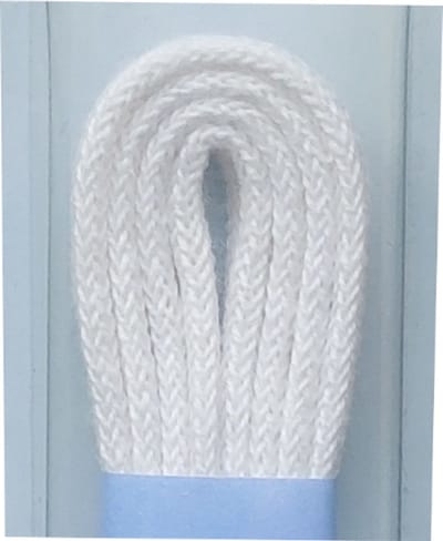 Gala Veter - Wit - Dun Rond - Lengte 90 cm - Dikte 2 mm - Schoenveter