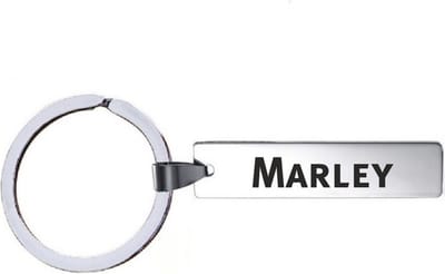 Sleutelhanger Met Naam - Marley - RVS