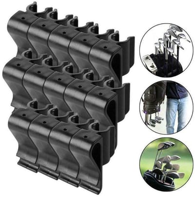 14 stuks - Golfputterklemmen - Duurzaam golfaccessoire - Geschikt voor zowel mannelijke als vrouwelijke golfers -Geschikt voor golfclubs met een diameter van 13,5-14 mm -Zwart
