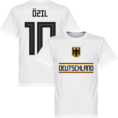 Duitsland Özil Team T-Shirt - Wit - L