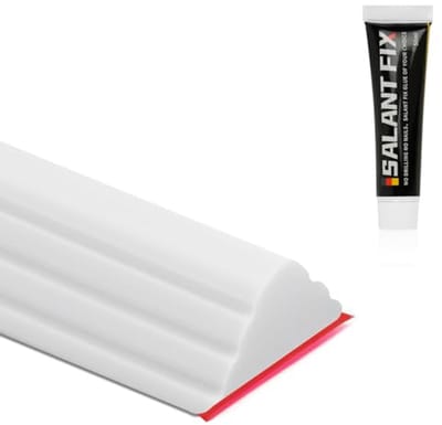 Vloerbarrière voor natte ruimtes, douchedrempel, waterkeringstrip voor badkamer en keuken - 1 meter
