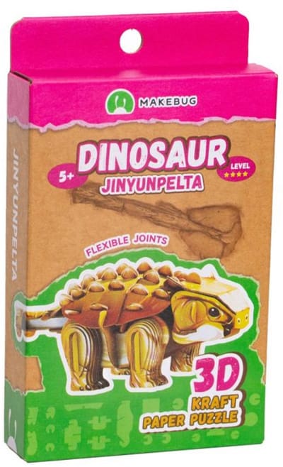 MakeBug - Tiny Series - Jinyunpelta - 3D Kraft Paper Puzzle