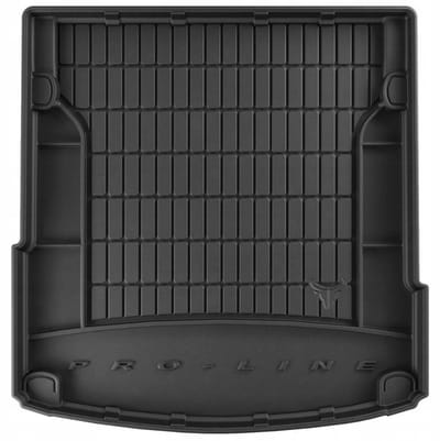 Premium Rubber Kofferbakmat met Organizer Functie – Geschikt voor AUDI A4 B7 Sedan 2004-2008 – Zonder zij-uitsparingen – TPE Rubber – Hoge Rand 5 cm