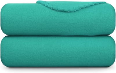 Fleecedeken - Woondeken Knuffeldeken - Gezelligheid Thuis - Öko-Tex Gecertificeerd - 130 x 170 cm - Turquoise