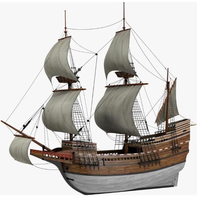 Nidale Model Schaal 196 Klassiek Houten Scheepsmodel Bouwpakket The May Flower 1620 Houten Zeilboot Sc Model gray