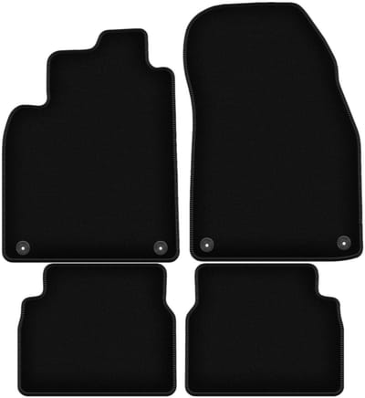 BASIC zwarte veloursmatten voor: Saab 9-3 II Y3SF stationwagen, sedan (2002-2014)