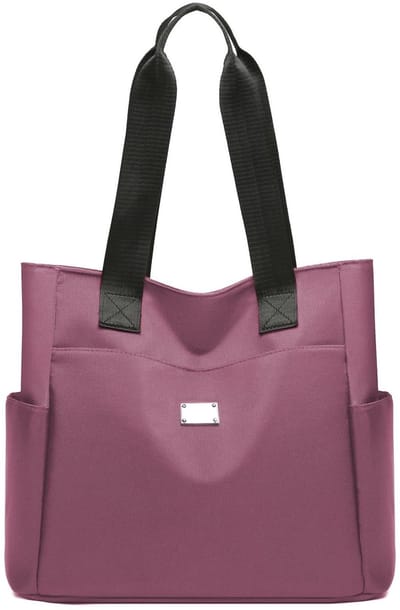Dailygoods- Dames Schoudertas Grote Capaciteit - Lichtgewicht Nylon - Waterdichte Oxford-Stof - Meerdere Zakken - Geschikt voor Winkelen/Reizen - Schokbestendig Ontwerp - Dameshandtas