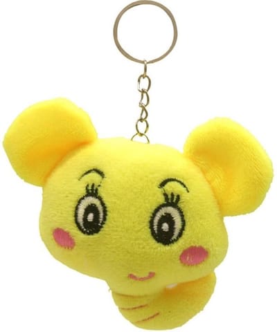 Een grappige sleutelhanger, tassenhanger van fluffy stof in de vorm van een olifant! Handig om aan de portemonnee of sleutelbos vast te maken. Ook leuk als decoratie op de kinderkamer. Een leuke sleutelhanger voor uzelf of als cadeau.