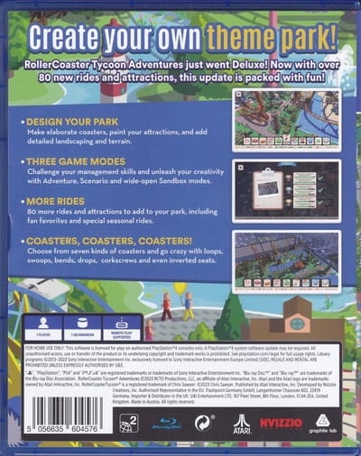 RollerCoaster Tycoon Adventures Deluxe - Sony PlayStation 4 - Simulatie