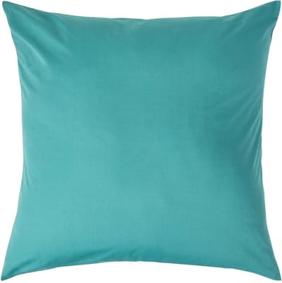 Homescapes Kussensloop 50x75 cm met Rand (Oxford) – Petrol – 100% Egyptisch Perkal Katoen – 200 TC