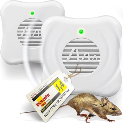 Lexium Muizenverjager- Muizenverjager Ultrasone Binnen - Muizenverjager Binnen - Muizenverjager Elektrisch - 2 Stuks