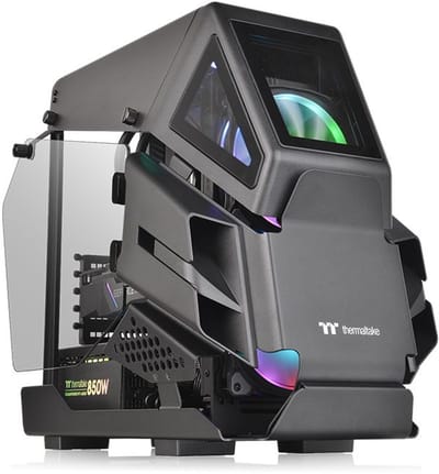 Thermaltake AH T200 Micro-tower PC-behuizing Zwart Zijvenster