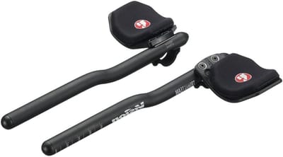 Fiets Stuur - Aerobar Clip-on - Race Fietsen - Verstelbare Armsteunen - 46 cm - Zwart