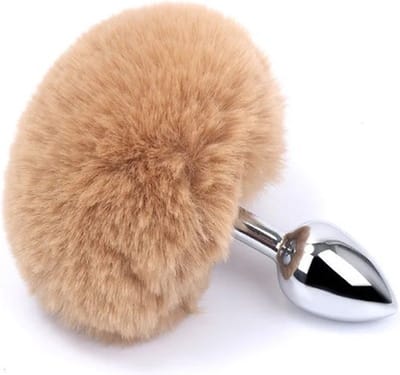 Go Go Gadget - Bunny Tail - ButtPlug - Fluffy Konijnenstaart - Sex Speeltjes - Licht Bruin