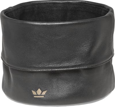 Dutchdeluxes - Leer - Luxe - Broodmand - Voorzien van vuil- en waterafstotende coating - Zwart