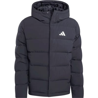 adidas Sportswear Helionic CLIMAWARM Donsjack met Capuchon - Heren - Zwart