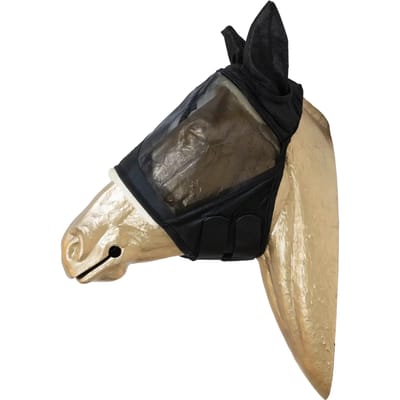 Kentucky Horsewear - Vliegenmasker COB Skin Friendly - Met oren - Zwart