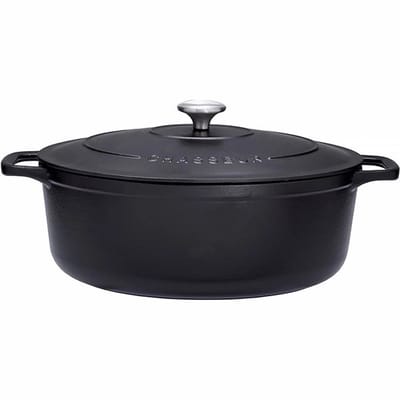 Braadpan Chasseur Ovaal - Zwart - 1 liter