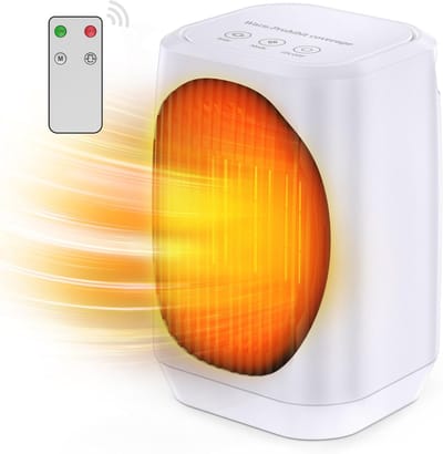 Draagbare elektrische bijzetverwarming met oscillerende functie 1200W voor kantoor en slaapkamer