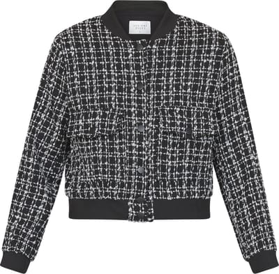 SISTERS POINT Garwin-ja7 - Dames Jas - Black Check - Maat S