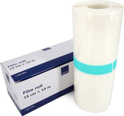 Abena Wondfolie op Rol - 1 Rol - Wondfolie Transparant - Geschikt voor tattoos - Ademend en Huidvriendelijke Wondverzorging - 15 cm x 10 meter