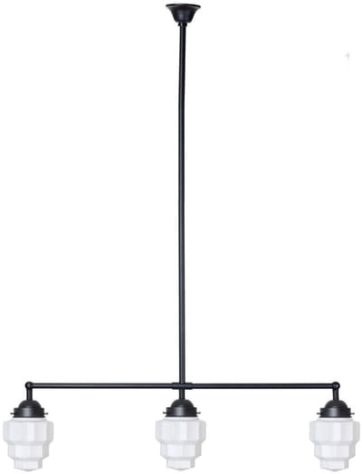 Moonlight T-lamp 3 lichts Empire - Art Deco Trade