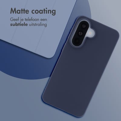 imoshion Hoesje - Geschikt voor Samsung Galaxy A37 (5G) - Color Backcover - Donkerblauw