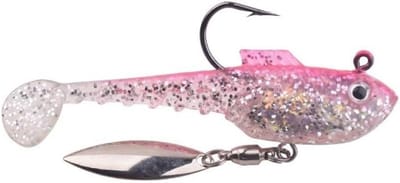 Rubberen aas - Kunstaas lepel - Vissen op roofvis - Met pailletten - 7 cm 11.5g - Veelkleurig
