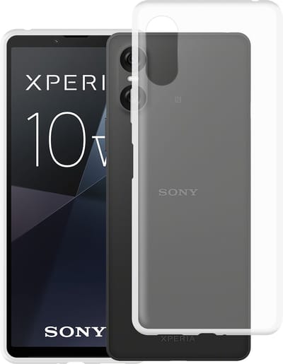 Cazy hoesje geschikt voor Sony Xperia 10 VI Hoesje Siliconen - Flexibele Case - Transparant