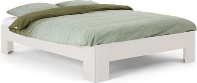 B Bright Fresh 500 Bed 120 x 200 cm - Bedframe Wit - Bedombouw - Instaphoogte: 50cm - Tweepersoonsbedden