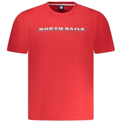 North Sails Rosso Katoenen Heren T-Shirt