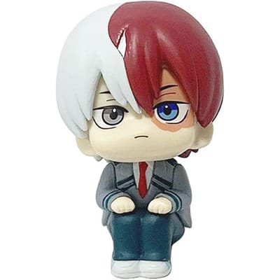 10cm Boku no Hero Academia Anime Figuur Midoriya Izuku Figuur Bakugo Katsuki/Todoroki Shoto PVC Figuur Speeltje Schattig Kind Kerstcadeau brown