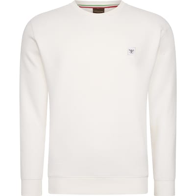 Cappuccino Italia - Heren Sweaters Prato Sweater - Wit - Maat XXL