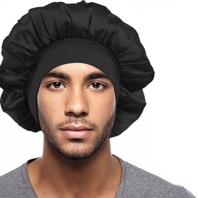 Satijnen nachtkapje, effen slaapmuts voor dames, slaapverzorgingsmuts, slaapmuts voor dames, unisex muts