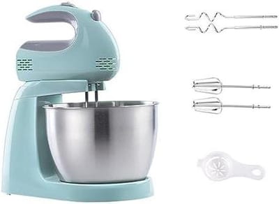 Elektrische Handmixer - Keukenmixer - Bakken en Koken - 2-in-1 Ontwerp - 3 Liter Kom - Wit
