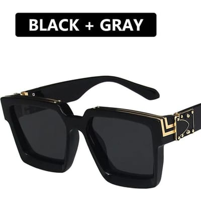Kwaliteit Kwaliteit Heren Rechthoekige Zonnebril Groot Montuur Gepersonaliseerde Zonnebril Springen Hiphop Bril Accessoires