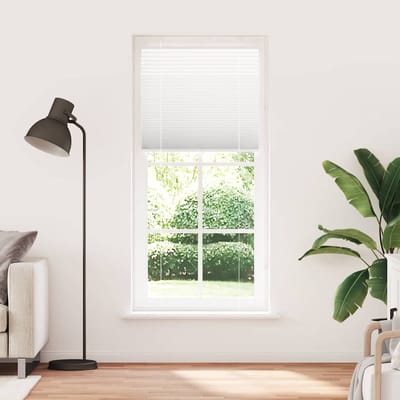 vidaXL - Plissé - rolgordijn - 85x200 - cm - stofbreedte - 84,4 - cm - polyester - wit