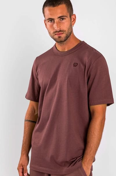 Venum Silent Power T-Shirt Katoen Bruin - S