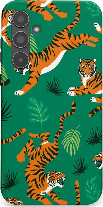Casetastic Hoesje Geschikt voor Samsung A55 - Stijlvolle Beschermende Duo-layer Case - Oerwoudkracht