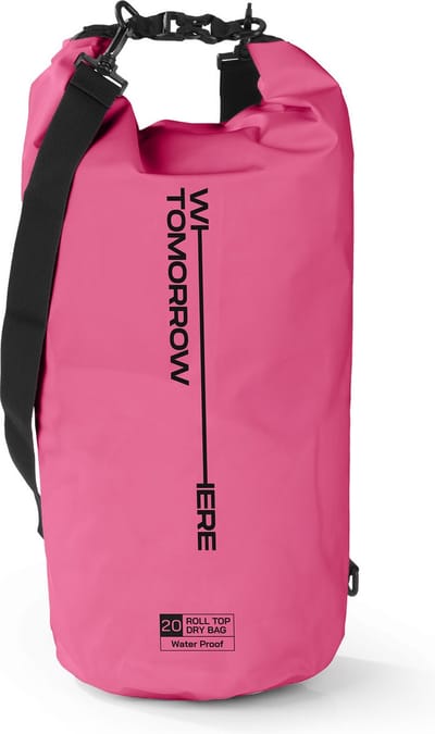 Where Tomorrow PVC dry bag Style 02 20L roze