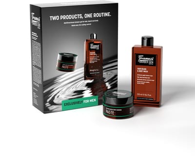FRAMESI BARBER GEN PREPACK KIT HAIR BEARD BODY WASH + PASTE