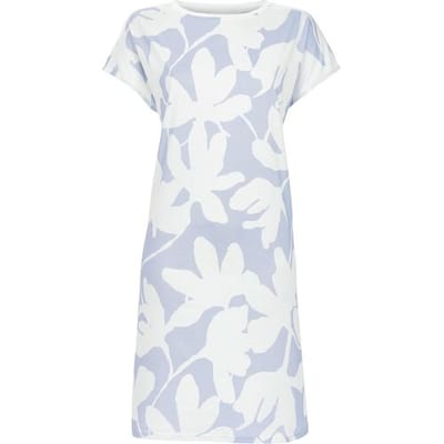 Flora nachthemd blauw Ringella - Blauw - Maat - 48