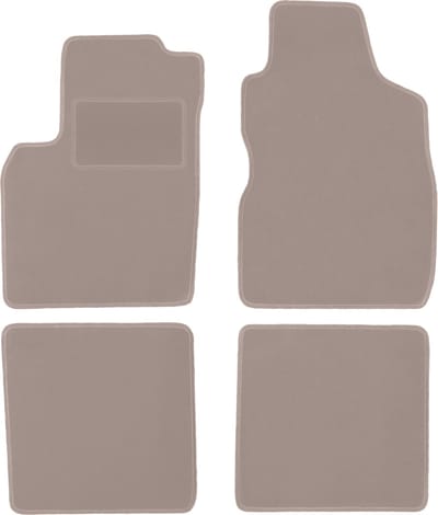 Beige veloursmatten voor: Fiat Panda II hatchback (2002-2010)