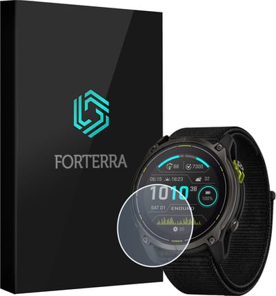 Smartwatch Screenprotector Geschikt voor Garmin Enduro 3 (51 mm) - Gehard Glas Screen Cover Premium Tempered Glass Protector Geschikt voor Garmin Enduro 3